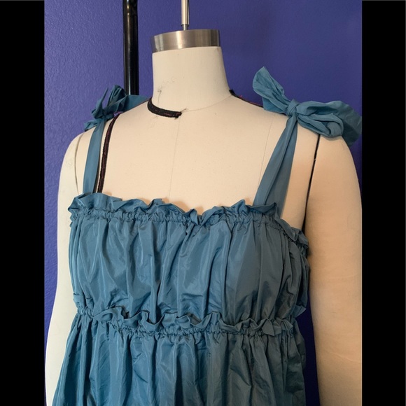 Zara Taffeta Tie Dress - Picture 5 of 6